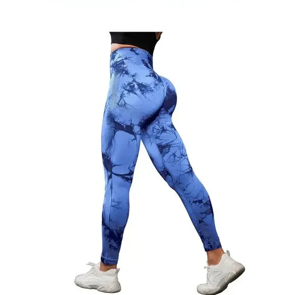 OVESPORT 3 Piece Workout Leggings Women's Size S Seamless Lifting High Waisted - Picture 3 of 7